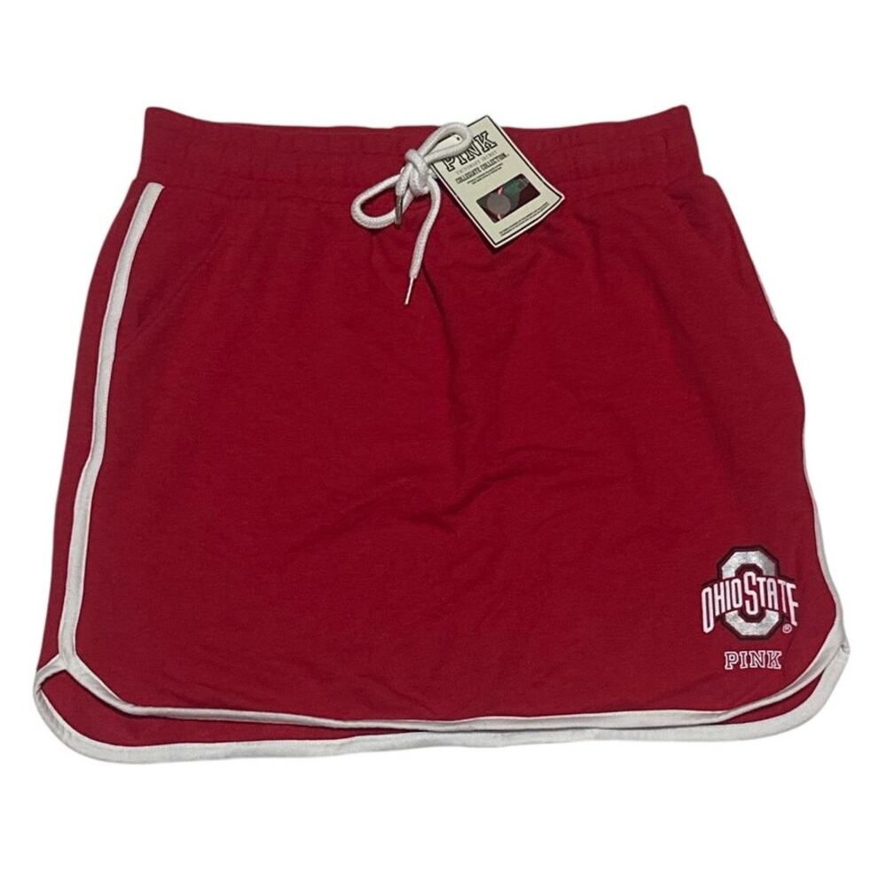 PINK Ohio State Buckeyes Red Collegiate Athletic Skirt Small NWT